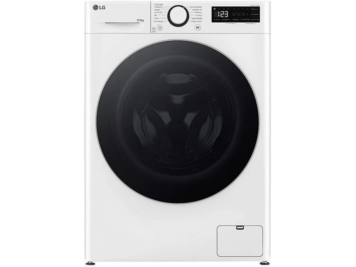 Máquina de Lavar e Secar Roupa LG F4DR509S1W (6/9 kg - 1400 rpm - Branco)