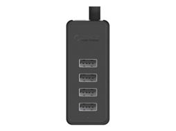 Adaptador Orico 4x USB 2.0 W5P 30 Hub para laptop, rápido