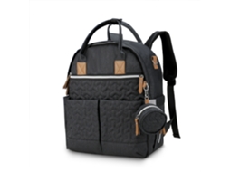 Mochila Multifuncional Para Gestantes E Bebês, Com Grande Capacidade E Impermeável, Ideal Para Atividades Ao Ar Livre.preto Yunzii