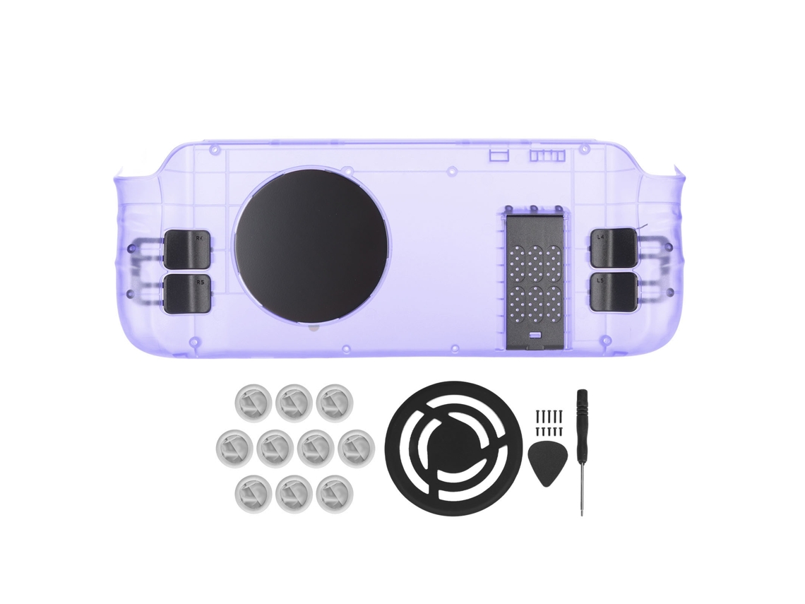 Conjunto de capas para Steam Deck com painel transparente e resfriamento EOOCOO