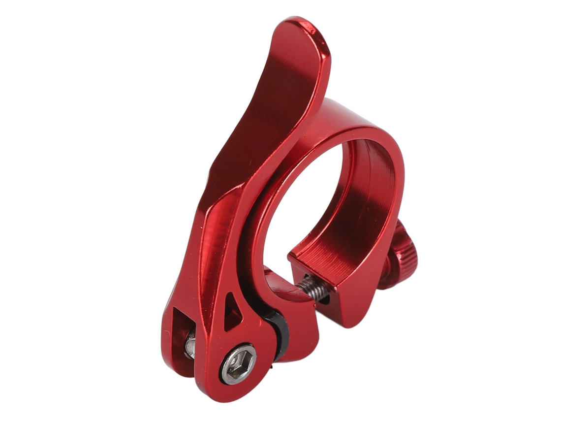 Clamp de Sela Mali 31.8mm em Liga de Alumínio Leve, Quick Release para Mountain e Road Bike, Vermelho