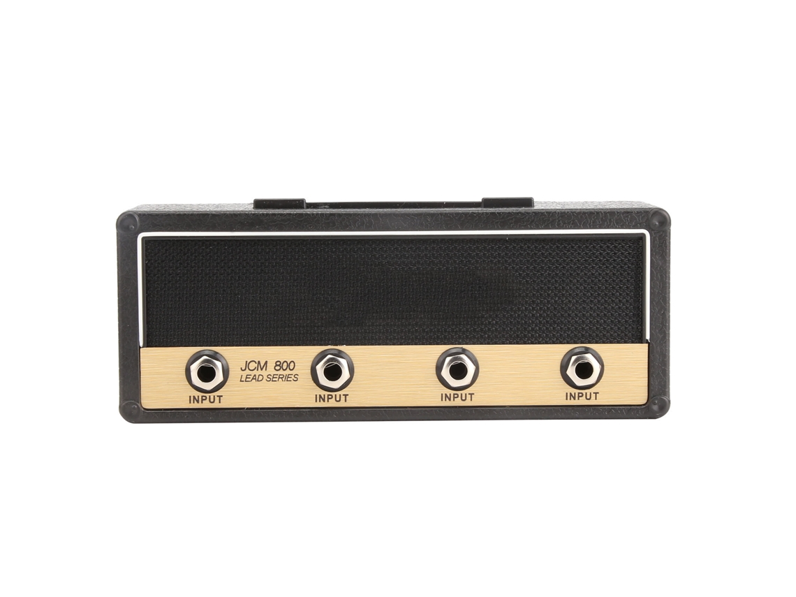 Suporte de Parede para Chaves com 4 Porta chaves Plugue de Guitarra Estilo Amplificador