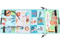Brinquedo Dobrável Para Bebês Com Alto Contraste E Espelho Para A Barriga.