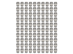 Conjunto De 100 Clips De Montagem Em Plástico Laxiscreed De 10mm Para Painéis Led, Fácil De Instalar