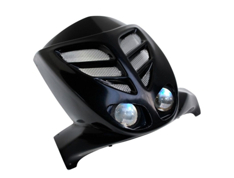 Avental para Scooter com Ótica Dupla Grelhas Soldadas BCD Mbk 50 Stunt-Yamaha 50 Slider Xtreme