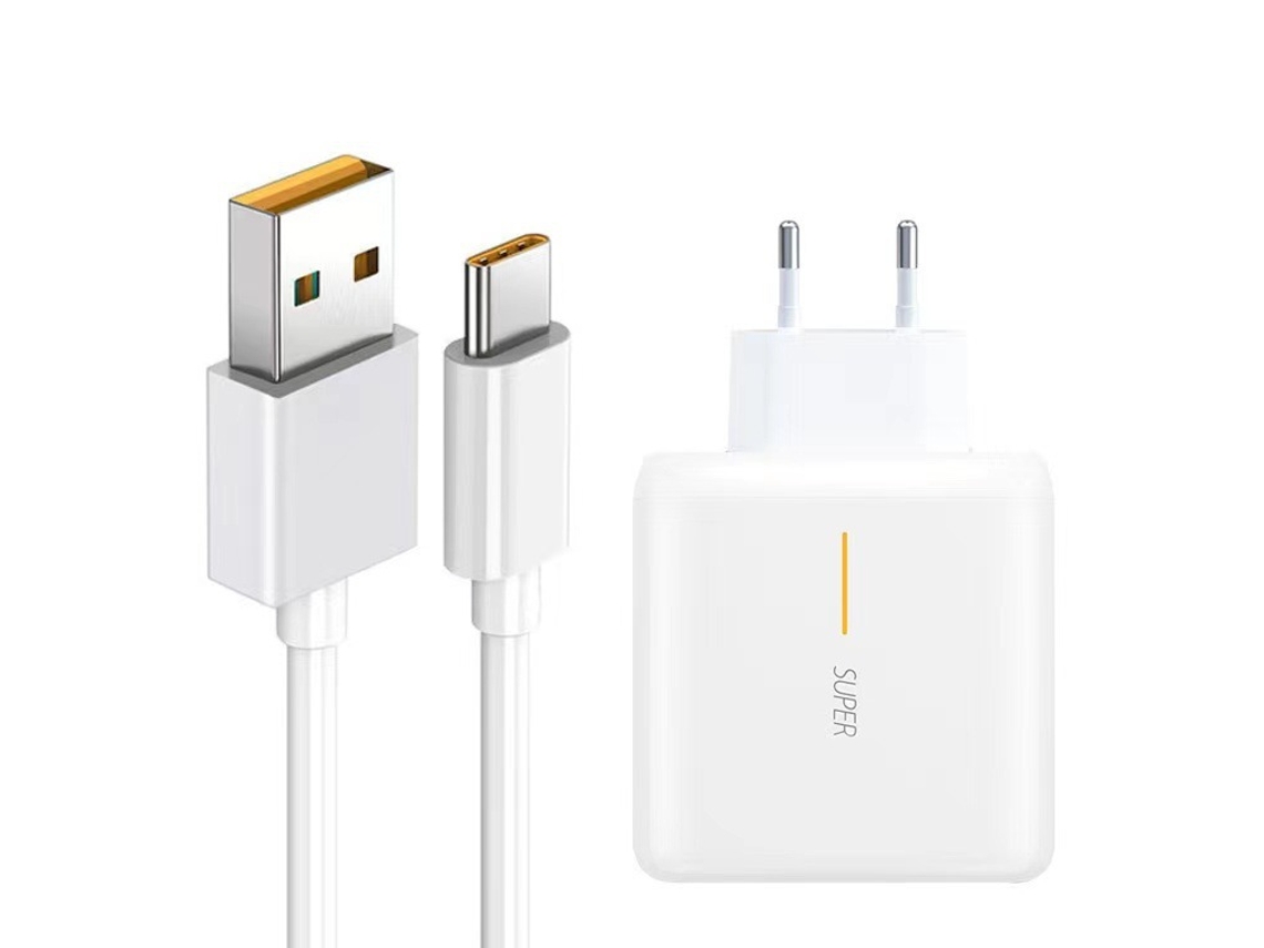 Carregador Para Oppo Reno 5/5 Pro/5 Pro+ (usb-c - Branco) Digitallab