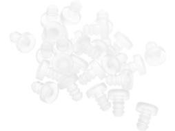 Conjunto De 50 Protetores Borracha Anticolisão Para Móveis, Com Furo De 5mm, Ideais Para Armários E Cadeiras Resistentes