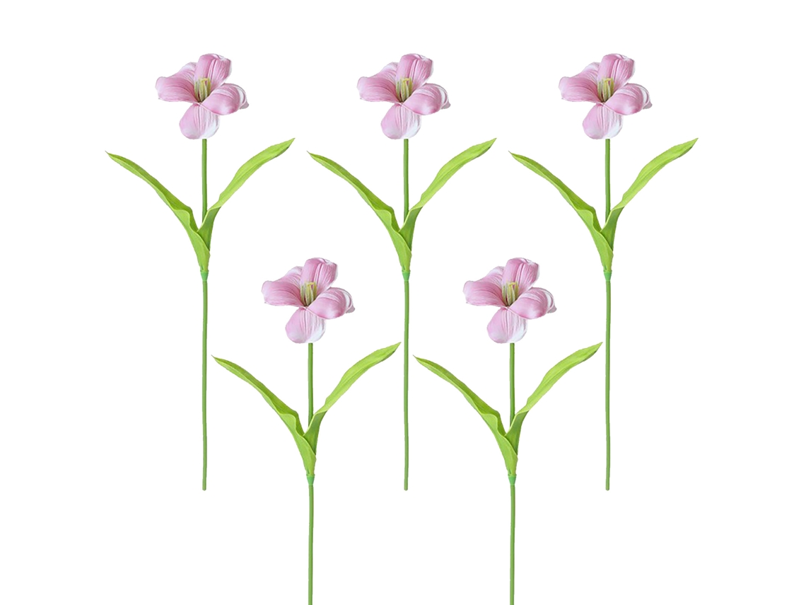 Laxiscreed 5 Peças De Embalagem Curva Para Envio Em Rosa E Lilás, Artesanato Em Pu Tulipa