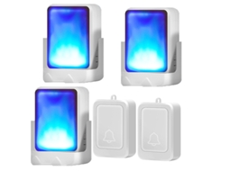 Laxiscreed Campainha Sem Fios Com Luz E Alto Volume Para Idosos E Pacientes