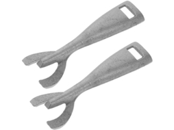 Conjunto De 2 Pinças Ferro Mikinona Para Churrasco E Cozinha, Design Multifuncional, Pegada Segura, Para Grelhar E