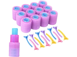 Conjunto de rolos SFUSHOS com cabo automático e presilhas