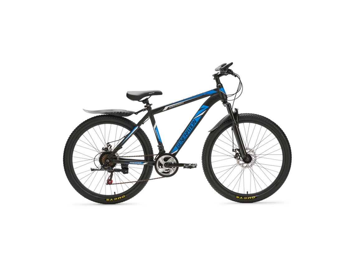 Generation Bicicleta De Montanha 26 Polegadas Azul/preto - Para-lamas