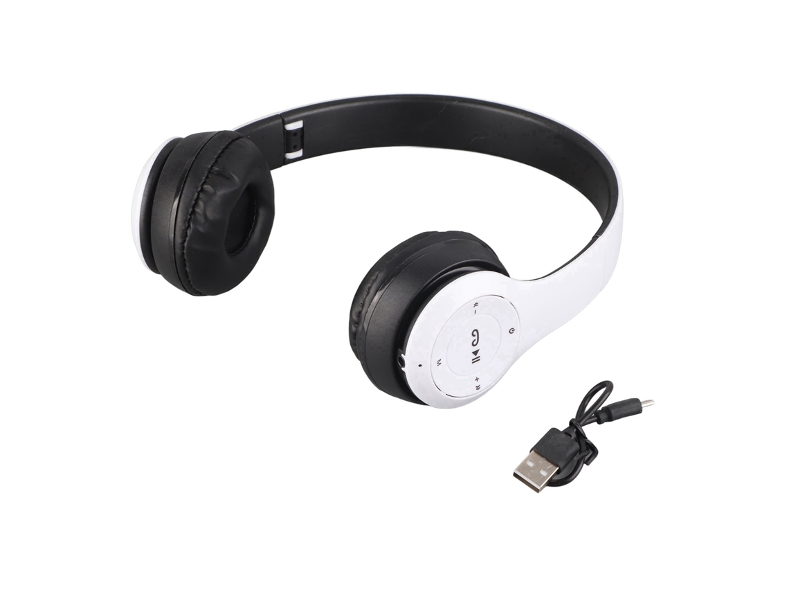 Fone De Ouvido Bluetooth P47 Com Redução De Ruído, Bass Profundo, Plegável E Sem Fio Para Esportes, Casa E Viagem