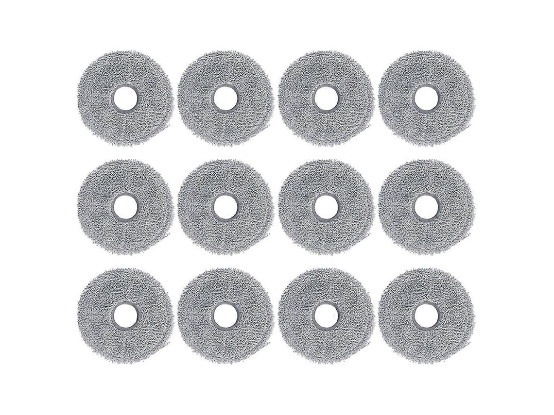 Conjunto De 12 Panos De Microfibra Para Aspirador Robô Qrevo Master/v20/p10s Pro - Peças De Reposição_ptg