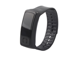 Relógio esportivo LED com pulseira de silicone, mostrador digital de 12 horas e visor eletrônico.