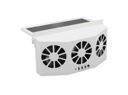 Ventilador De Refrigeração De Carro Movido A Energia Solar 3 Ventiladores Desodorizadores, Economia De Energia E Portátil Olysi Shop