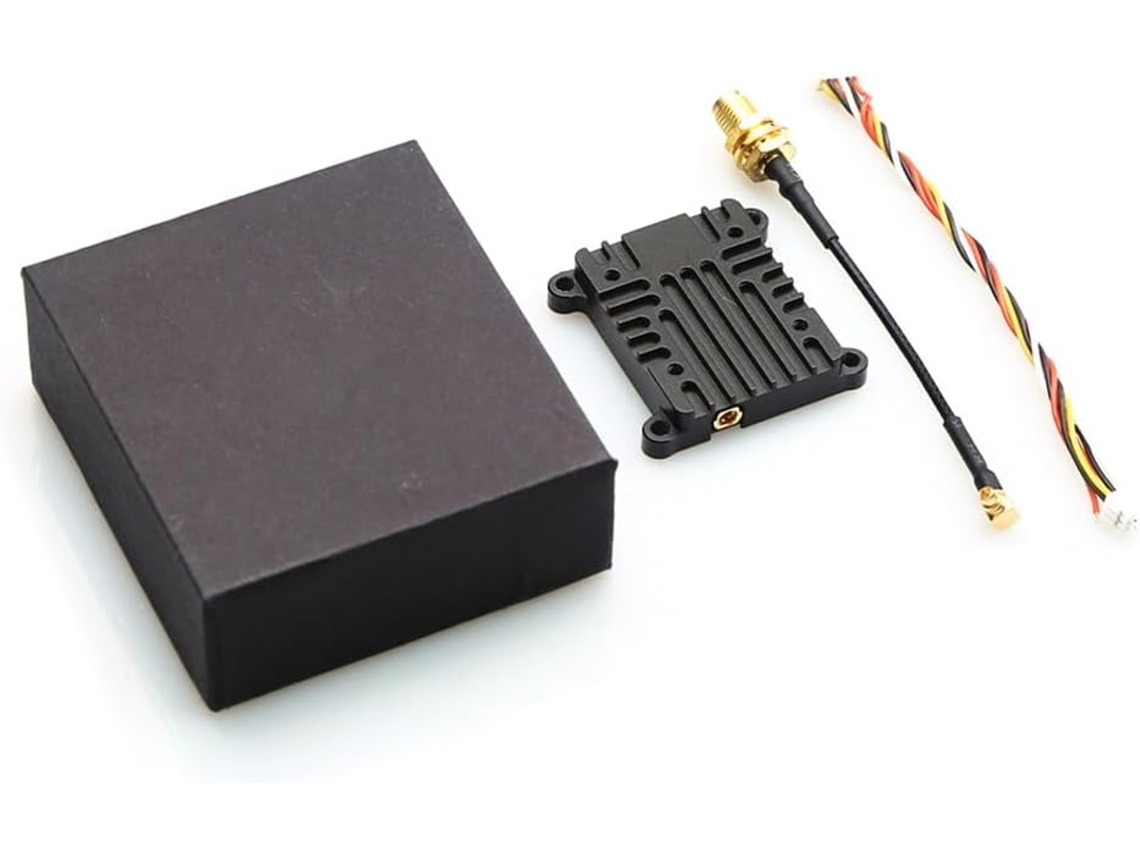 Transmissor de Vídeo FPV 4.9/5.8 GHz 2.5 W 56 Canais Ajustável para Drones SFUSHOS