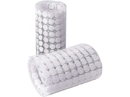 1000 Pontos de Velcro Autoadesivos de 10mm, 500 pares para manuais e decoração | S/MARCA