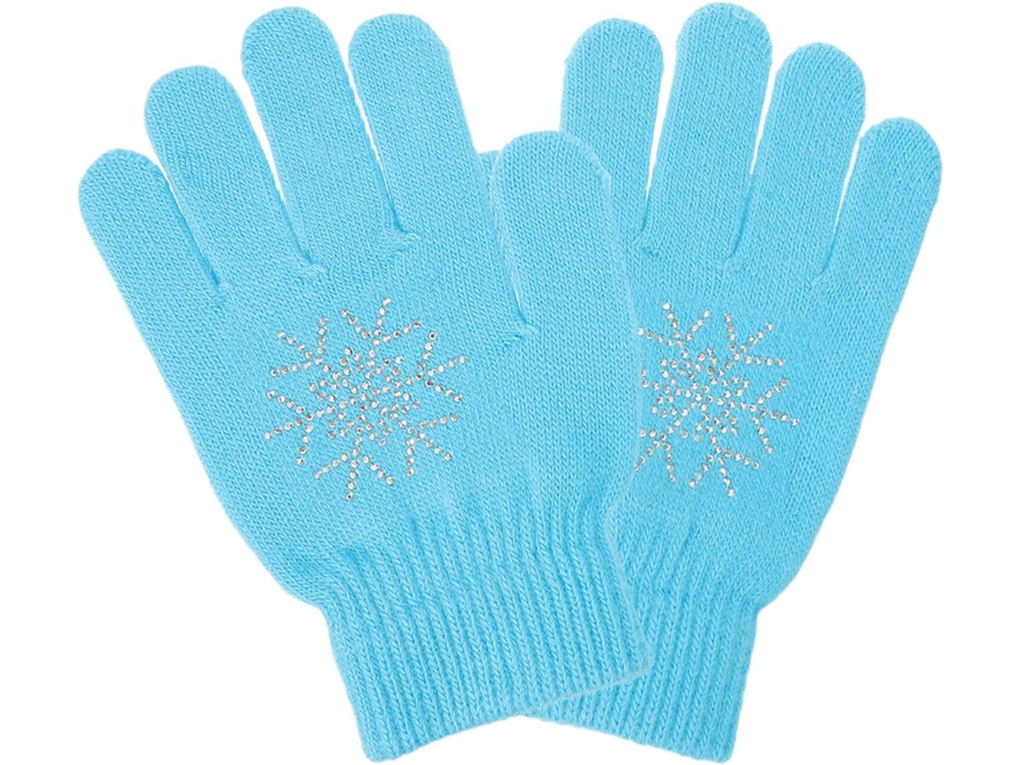 Luvas De Patinação Artística Com Pontas De Silicone Antiderrapantes, Tamanho G