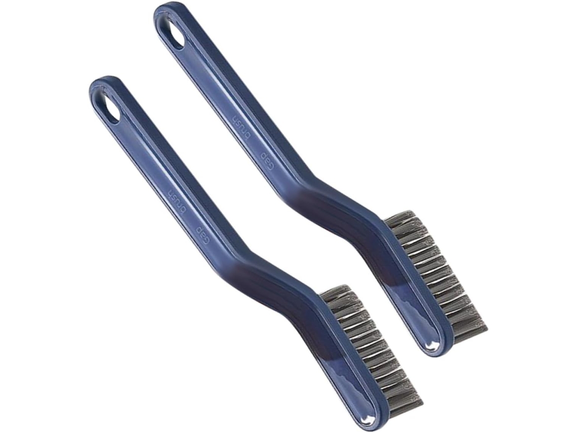 Escova De Limpeza Para Frestas E Ranhuras Cozinha, Design Multifuncional, Confortável De Usar, Material Pp E Abs, Pacote