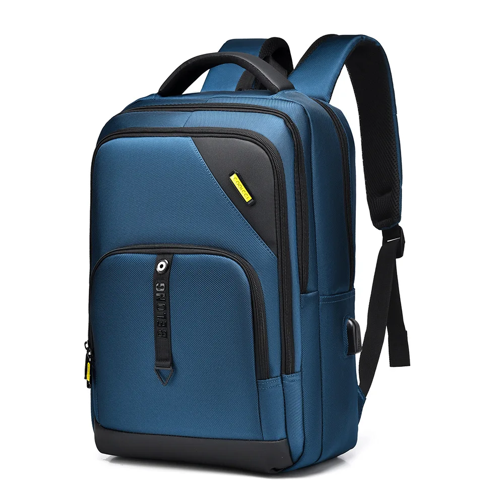 (4501-azul) Nova Mochila De Viagem Masculina, Mochila Impermeável Para Viagens De Negócios E Atividades Ao Ar Livre