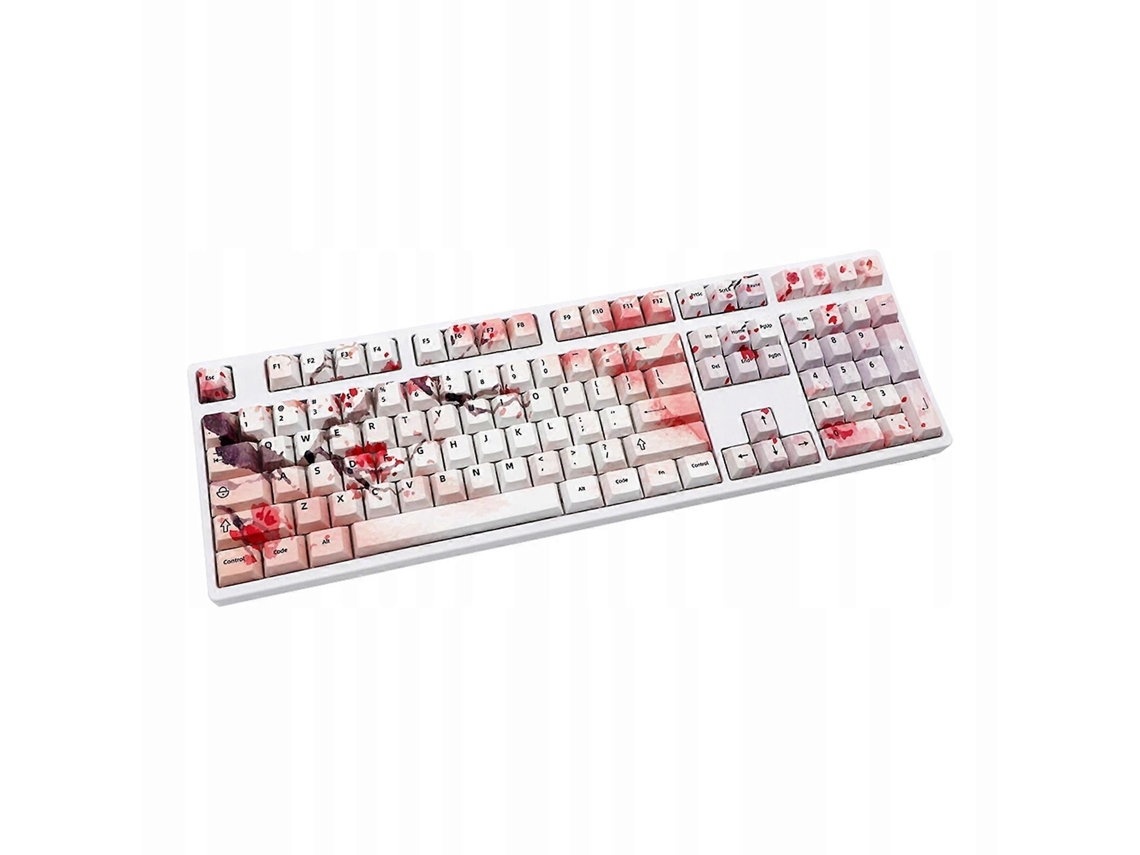 Lurelia Keycaps 108 Peças, Pbt, Dye-sub, Cor Rosa Para Teclado Mecânico