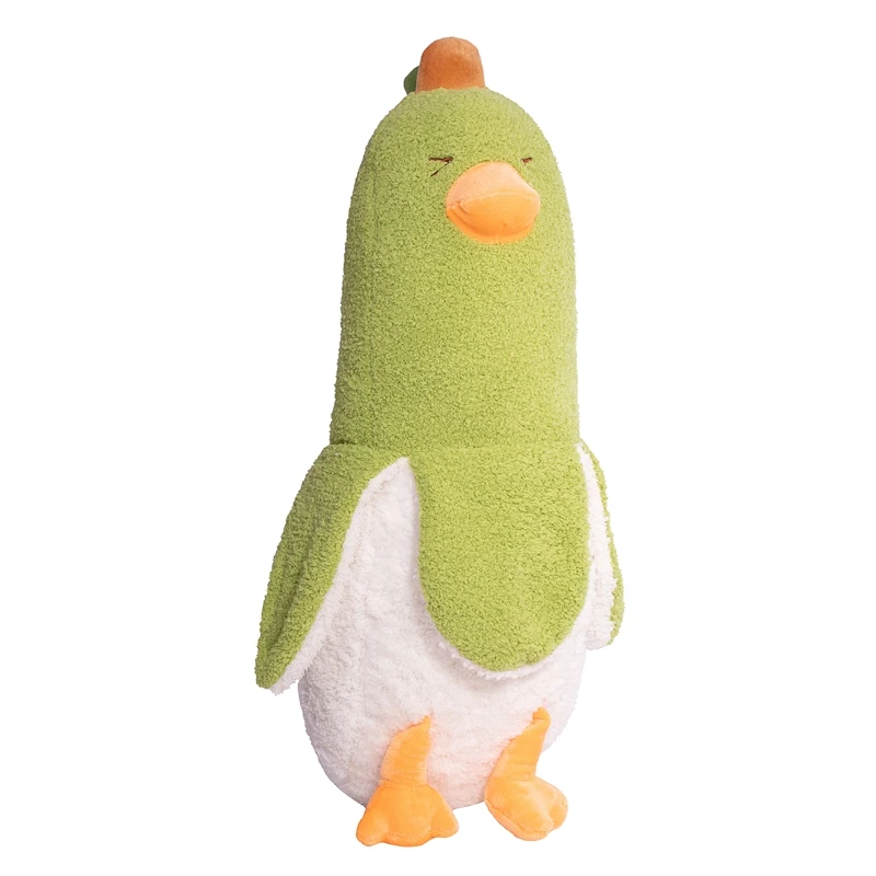 (verde 70cm) Almofada De Pelúcia Criativa Em Formato De Pato Banana Com Enchimento De Algodão Macio