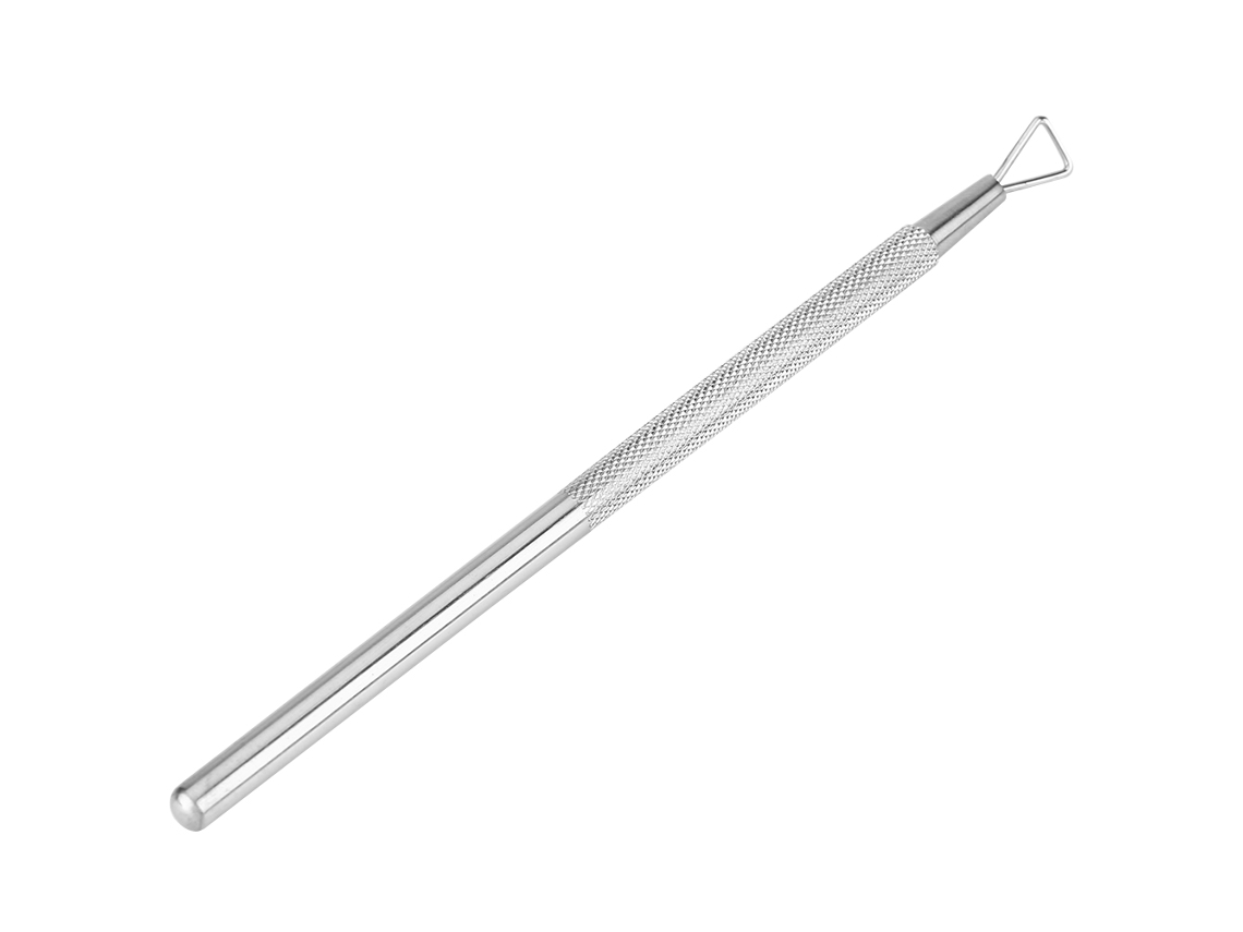 Removedor De Esmalte Em Gel Com Cabeça Triangular Pusher De Aço Inoxidável Para Manicure E Pedicure Ferramenta De Beleza Para Uñas