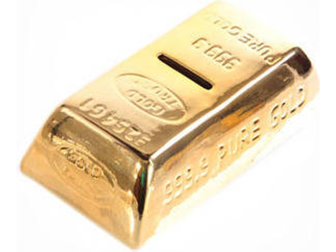 Mealheiro Cerâmica OUT OF THE BLUE Lingote de Ouro