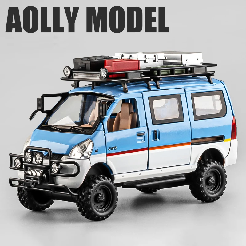 (azul) Miniatura De Carro Em Liga Metálica, Escala 1:24, Com Som E Luz.