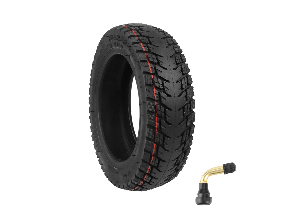 Pneu sem câmara Business 10x2.5, off-road, explosão prova, para scooter elétrico, 10 polegadas | S/MARCA