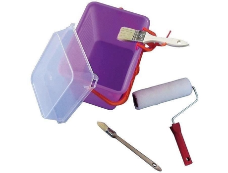 Conjunto De Pintura Bandeja 7 L Pincéis Rolo Savy