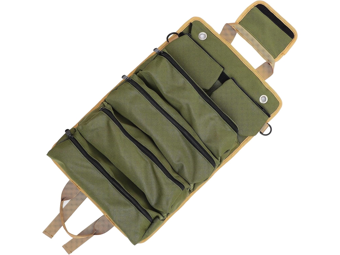 Bolsa para ferramentas de eletricista Inoomp de grande capacidade, organizador reutilizável em tecido Oxford, ideal para