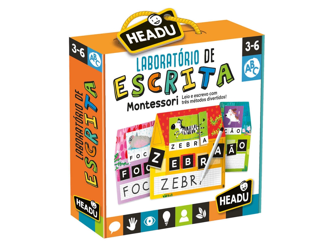 Jogo Educativo HEADU Laboratório De Escrita (Português)  (3 anos)