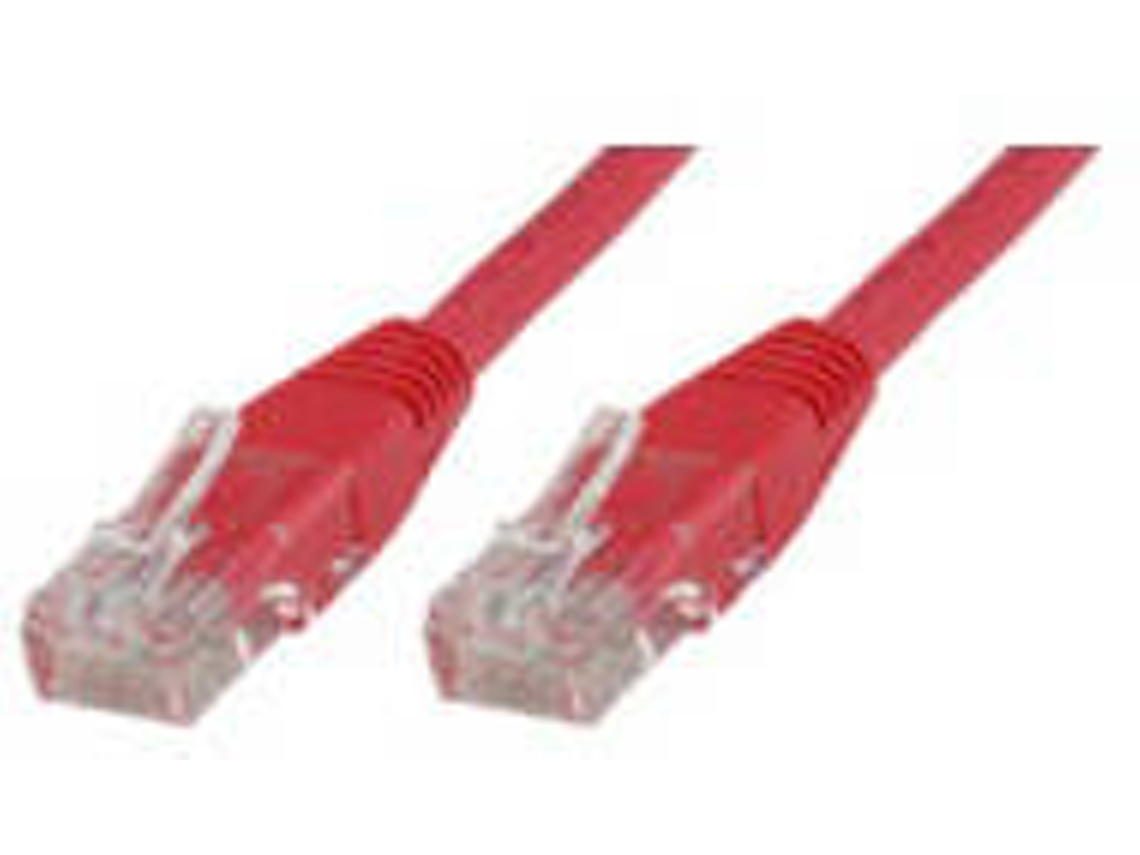 Cabo de Rede MICROCONNECT (RJ45 - 10 m - Vermelho)