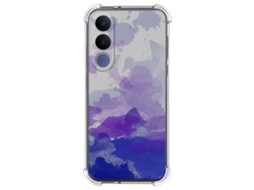 Capa Tumundosmartphone De Silicone À Prova De Choque Para Vivo V70 Fe Com Estampa Em Aquarela 09 Desenhos
