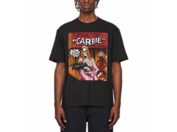 Rockinstone Carrie Movie Comic Black Adult T-shirt Size:m