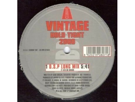 Vinil Hold Tight 2000 Clubbin Records