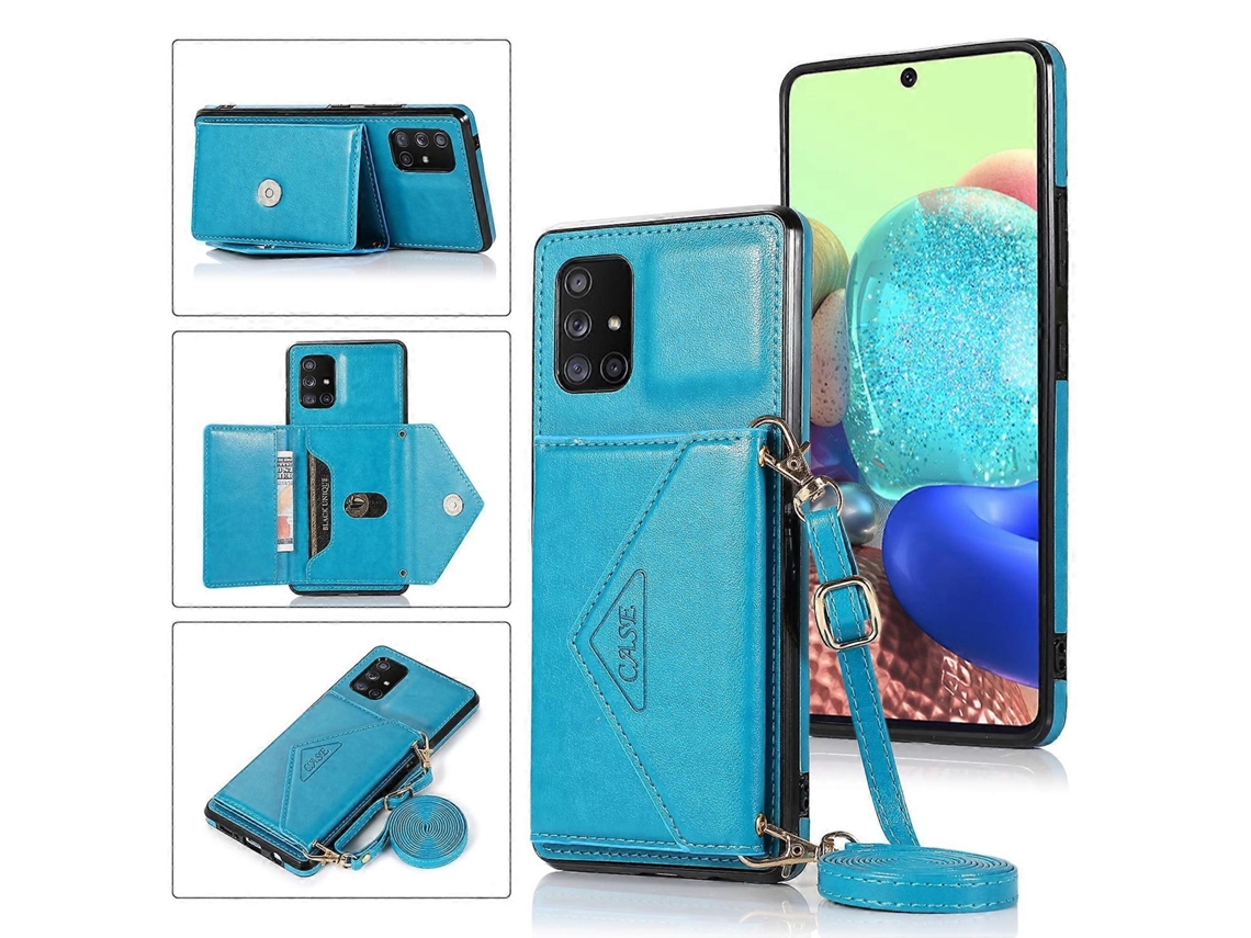 Capa Traseira Multifuncional De Tpupu Com Compartimento Para Cartões E Carteira Para Samsung Galaxy A51 5g