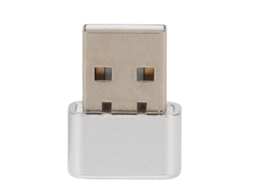 Aetheria mover de Mouse Usb Pequeno Indetectável com Botões On/off e Modos 3 Trilhas Mantém Pc Ativo Prata