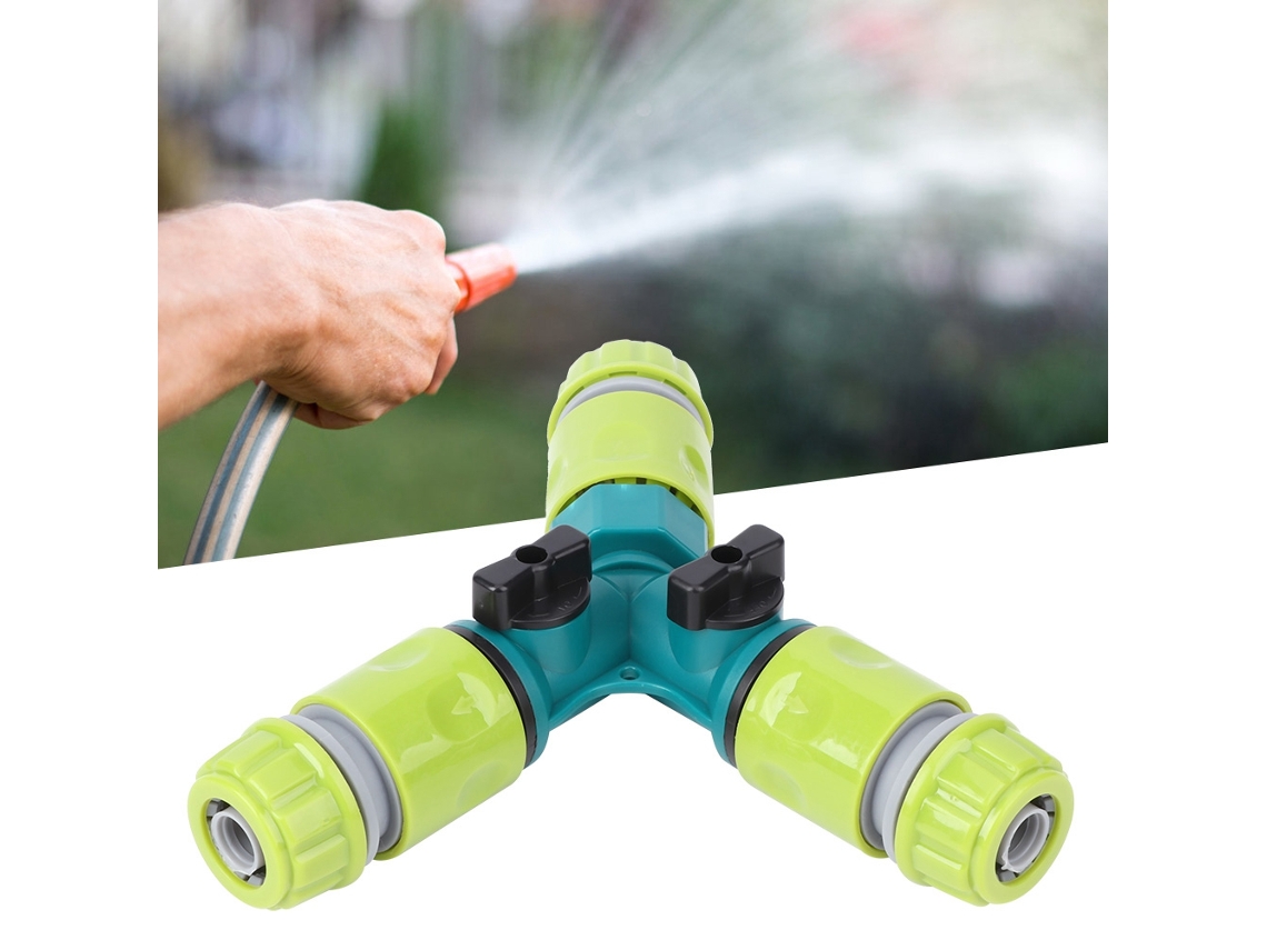 Laxiscreed Conexão Rápida Para Mangueira De Jardim Em T, Adaptador Y, Ligação Tripla