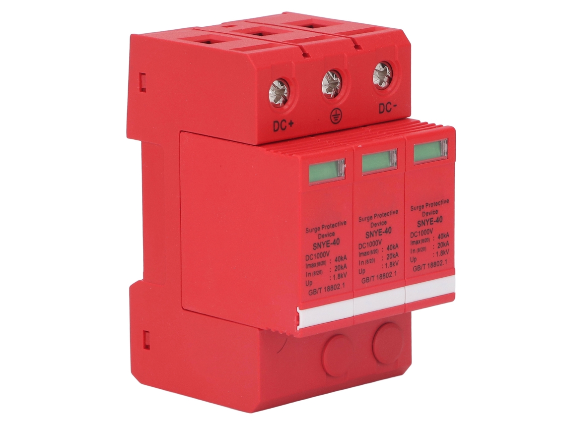 Caixa Combinadora Proteção Surto 40ka Dc1000v 3p