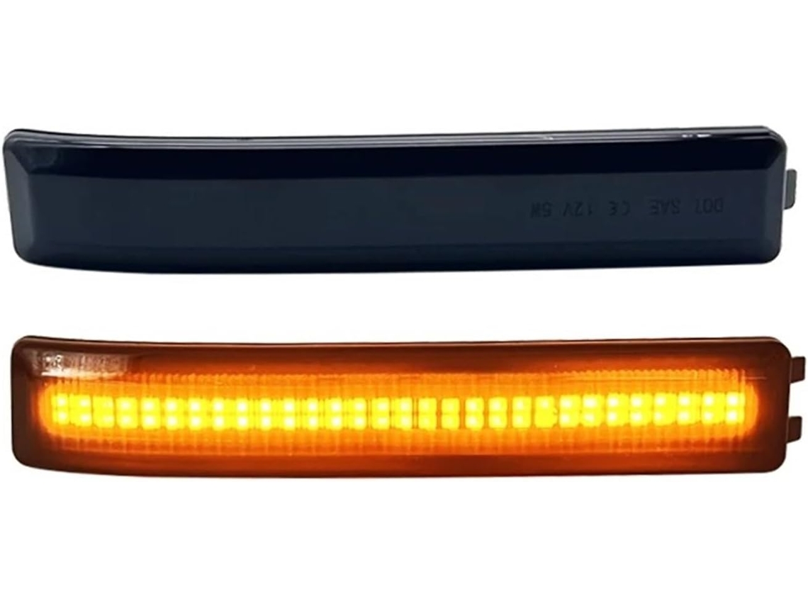 Piscas De Led 2 Peças Com Lente Transparente Para Ford F150 2009-2014e Raptor Svt 2010-2014 Dinâmicos Fumê