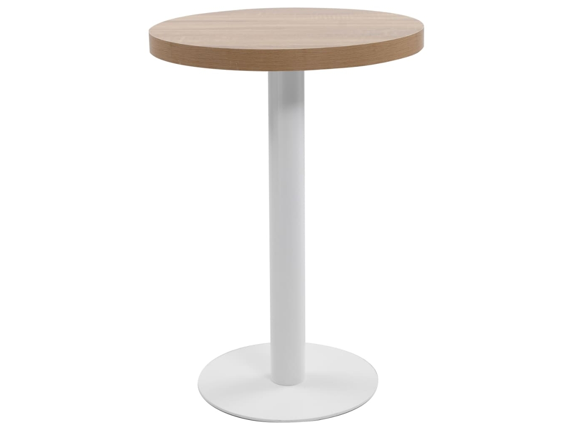 Bistro Table, Bistro Tables Vidaxl Marrom Mdf (60 X 75 Cm)
