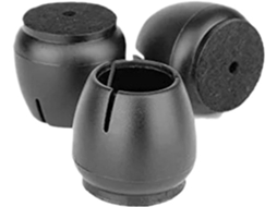 Conjunto De 16 Peças Protetores Feltro Antiderrapantes Para Pés Cadeiras, Sofás E Mesas, Redondos, De 15a 18mm