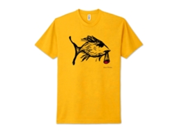 Aaron Raitiere Smoking Fish T shirt ROCKINSTONE Unisex Adults Best Sellers Size:l