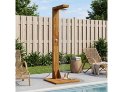 Vidaxl Chuveiro Externo 210,5 Cm Natural