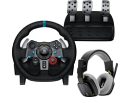 Bundle LOGITECH Volante G29 Driving Force + Headset Astro Gaming A10 (Preto)