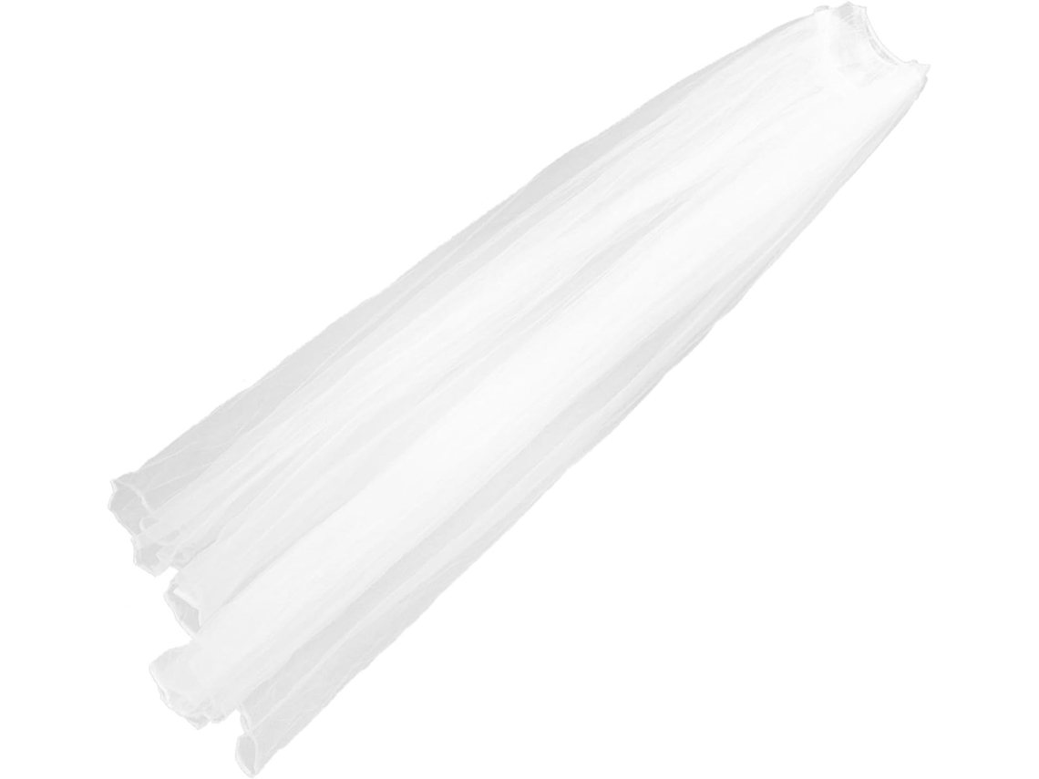 Mosquiteiro Para Berço Secfou Com Porta Aberta, Branco Puro, Material Respirável, Fácil Acesso, Design De Yurt Mongol
