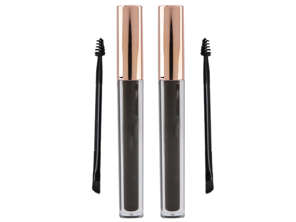 Vibely Kit De Tinte De Cejas En Gel 2 Piezas De Larga Duración Con Pinceles Doble Cabezales